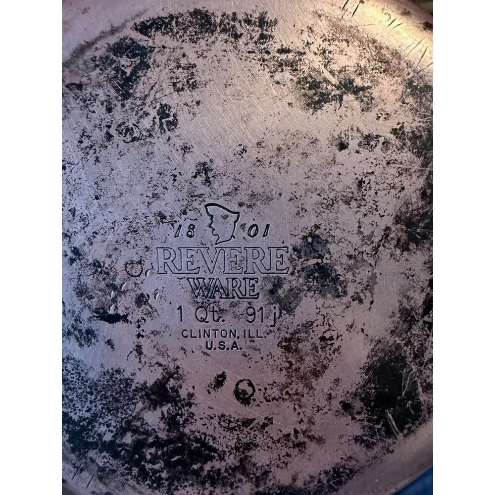 Vintage‎ Revere Ware 1-Quart Stainless Steel Saucepan